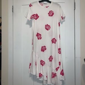 Zara floral print maxi dress